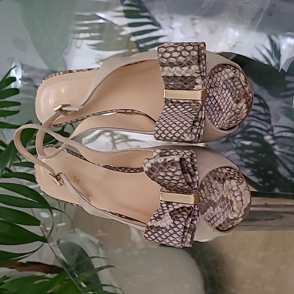 Kate ♠️ Spade Leather Slingbacks ❤️ - Picture 4 of 7